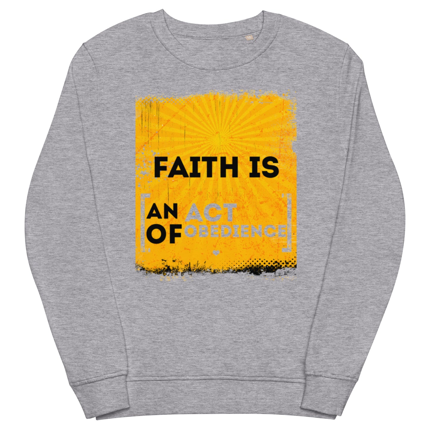 Unisex organic sweatshirt